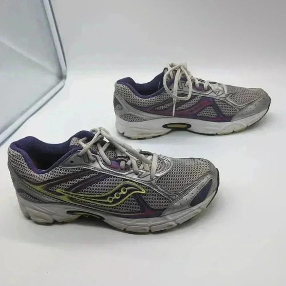 Saucony Grid Cohesion 7 running shoes 15181-4 Ladies sz 10 Purple Silver - Picture 5 of 8
